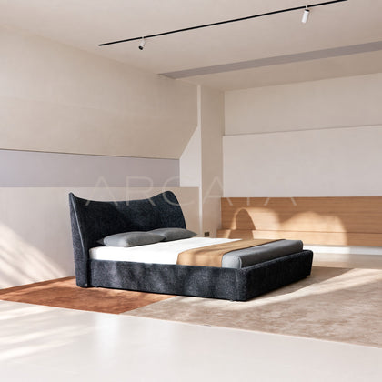 Mermaid Ultra Thin Headboard Bed - main