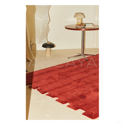Crimson Corduroy Rug Dsm P002 C02 - scene
