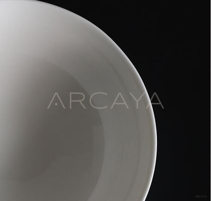 Sunxun Collab Pure White Ceramic Conical Bowl - scene