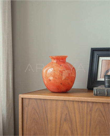 Glass Hydroponic Art Vase - scene