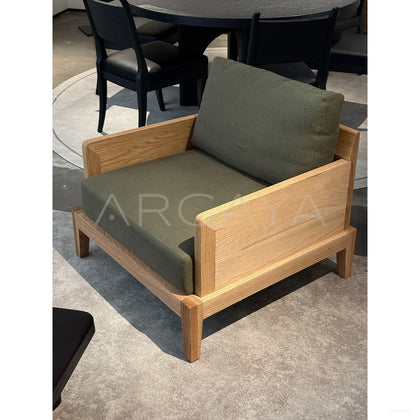 L002 Kade Wood Lounge Chair - scene
