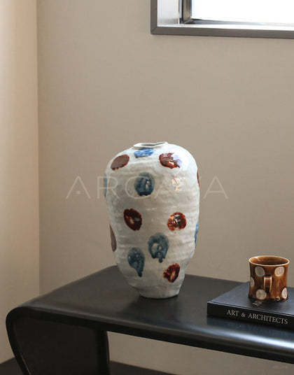 Vintage Jingdezhen Designer Art Vase - scene