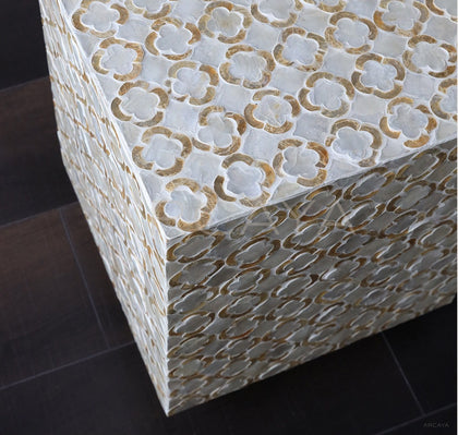 Shell Inlay Side Table Boxi - scene
