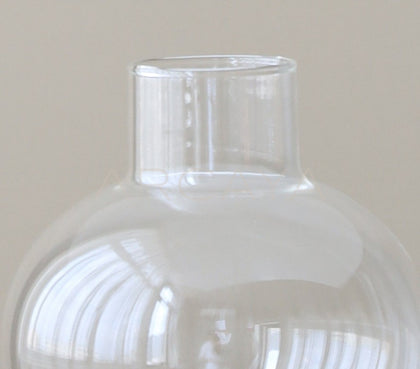 New Chinese Clear Glass Art Vase - scene