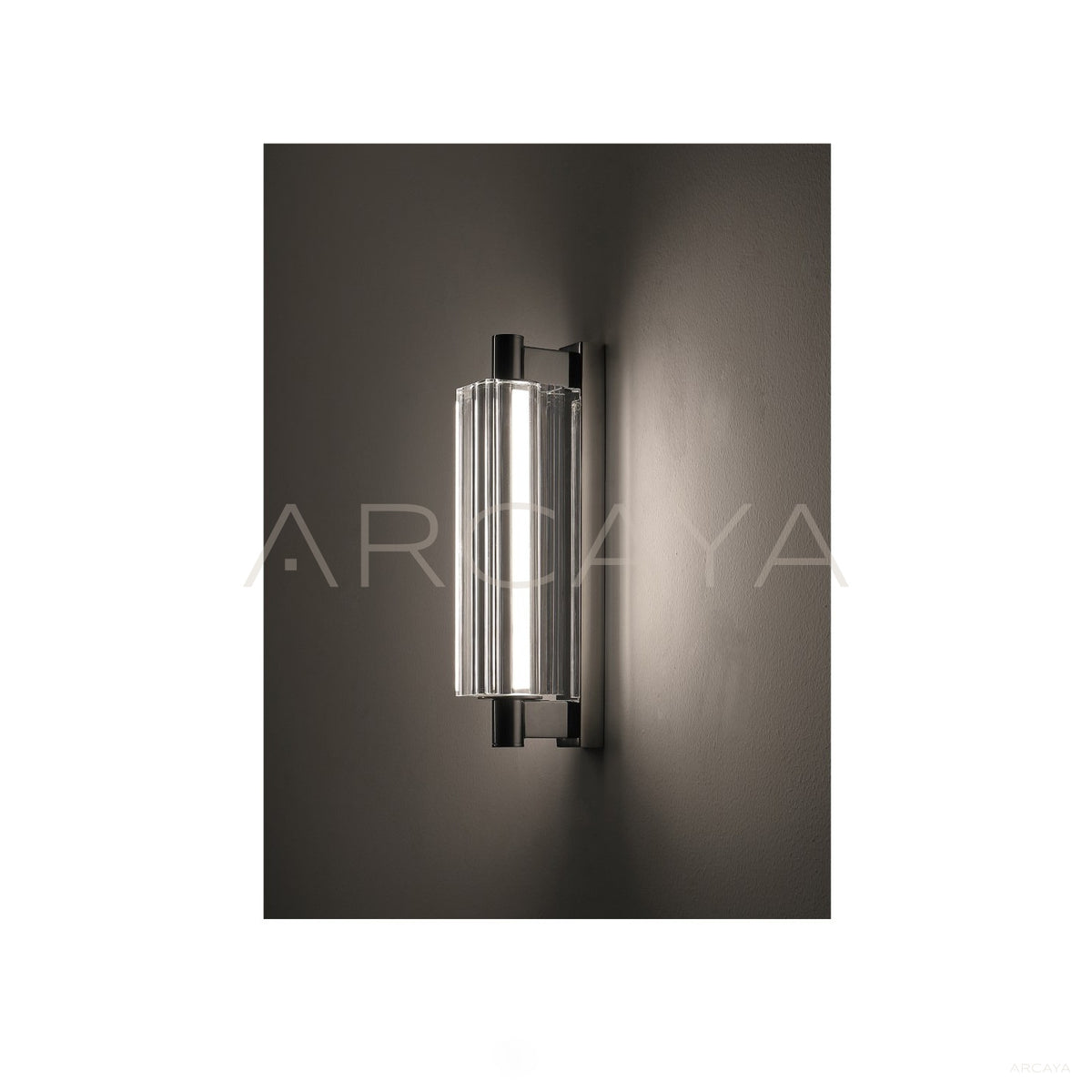 Rectangular Crystal Column Wall Light 80600 in detail