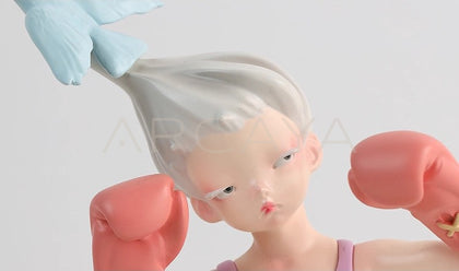 Sweet Strike Artist Sculpture - scene