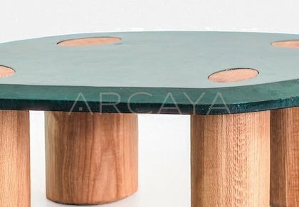 Yiduo Green Top Coffee Table - scene