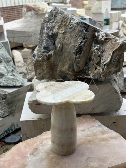 Jade Stone Furniture Piece — Side Table - scene