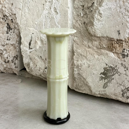 Aston Bamboo Shadow Green Column Piece — Display Pedestals - main