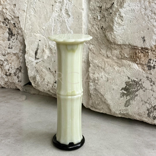 Aston Bamboo Shadow Green Column Piece — Display Pedestals - main