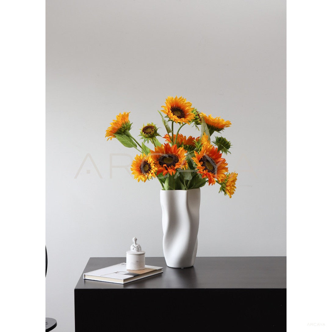 Sunflower Artificial Flower Arrangement in detail