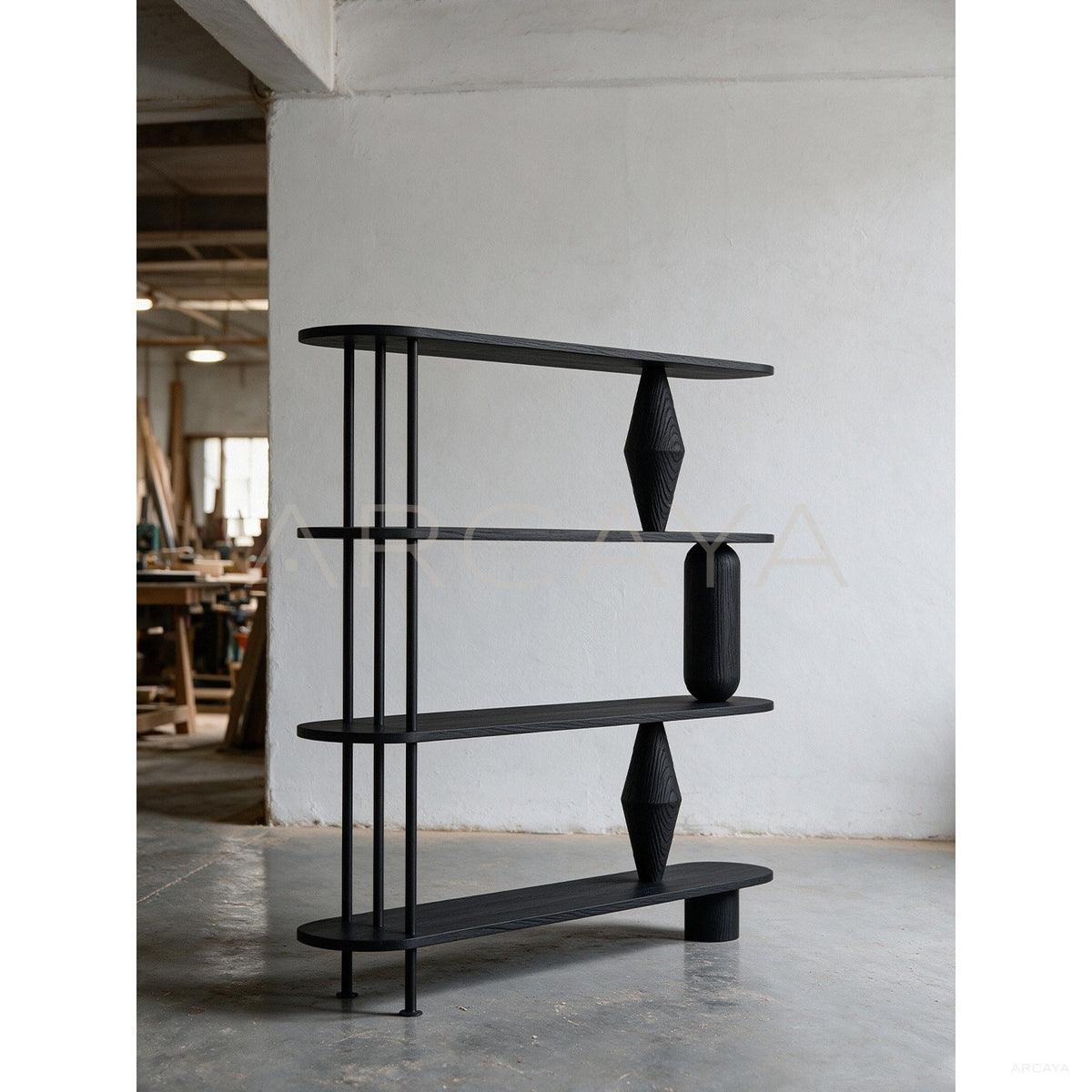 Vazoo Ash Bookcase in detail