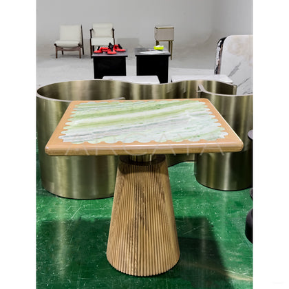 Emerald Stone Coffee Table - scene