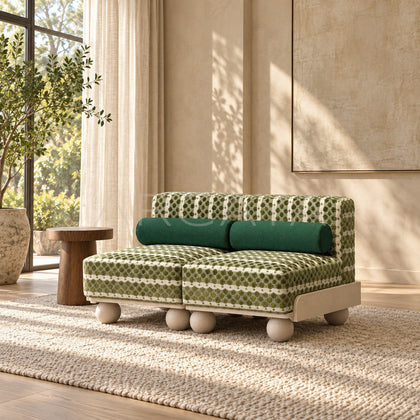 Fresh Green Lounge Chair - scene