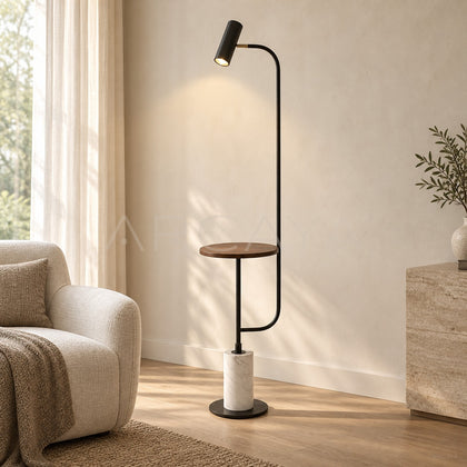 Curved Arm Tray Floor Lamp 21600 - main