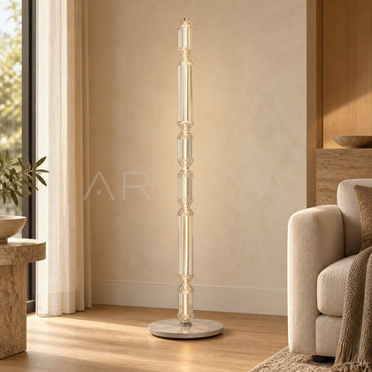 Clear Bamboo Joint Floor Lamp 96336 - main