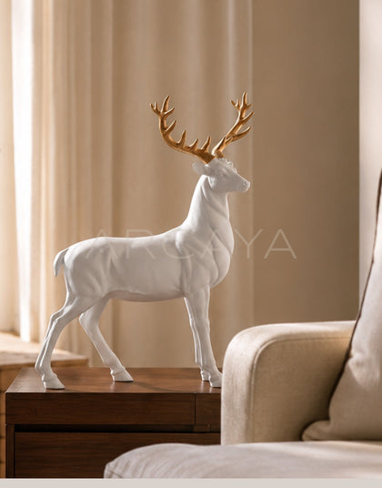 Elk Sculpture Art Ornament - scene
