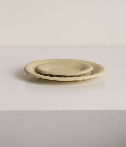 Amu Collab Chinese Oval Ceramic Plate - scene