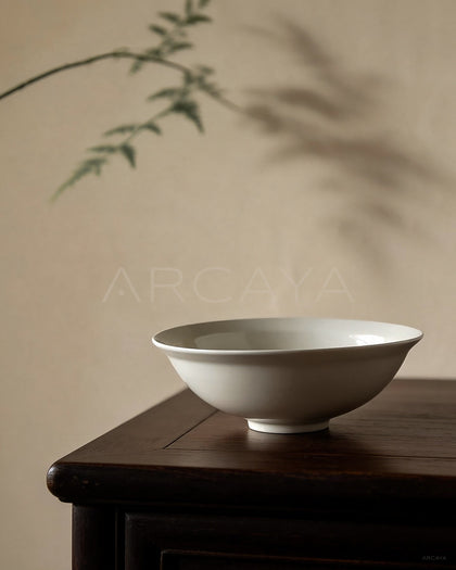 Sunxun Collab Handmade Flared Ceramic Bowl - scene