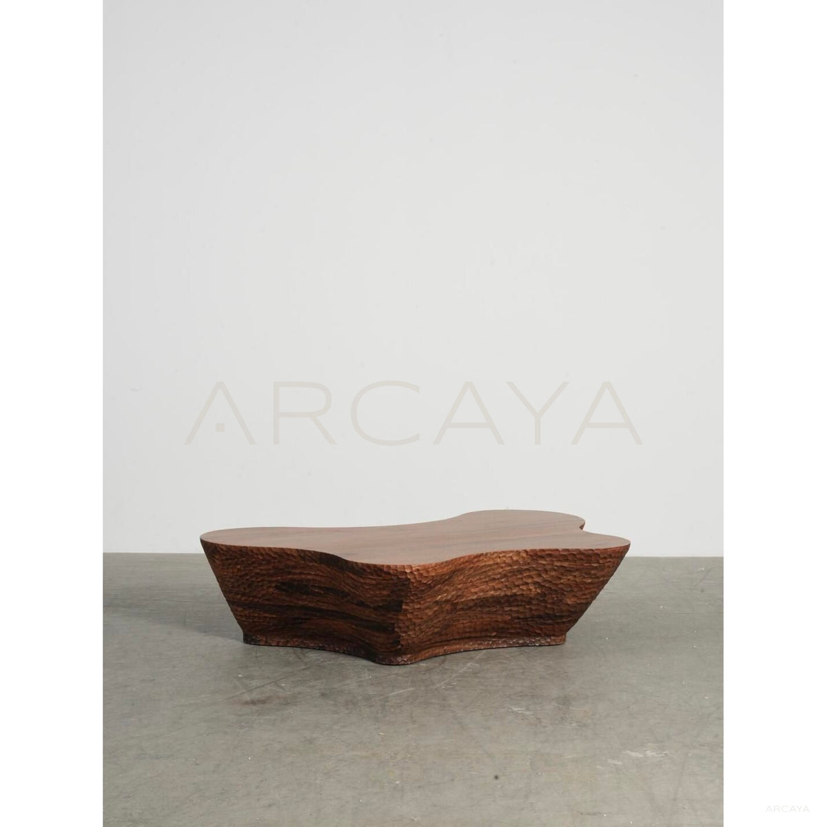 Custom Vintage Solid Wood Coffee Table in detail