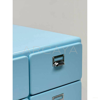 Milk Blue Fifteen Compartment Chest - scene
