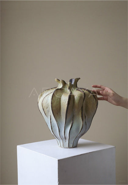 Jingdezhen Wabi Sabi Art Vase Chinese - scene
