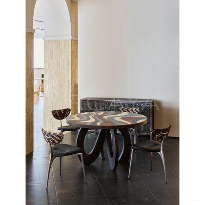 Flowing Symbiotic Art Round Table - scene