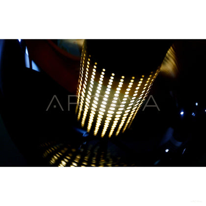Mesh Glass Column Wide Shade Pendant Light 21910 - scene