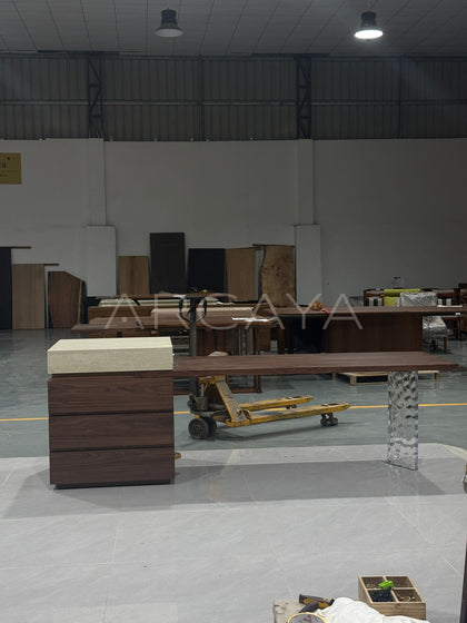 Open Dining Kitchen Island Desk - scene