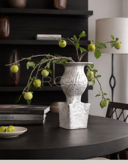 Dadan Silver Glaze Vase Living Room - scene