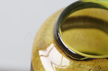 Colorful Glazed Glass Narrow Mouth Vase - scene