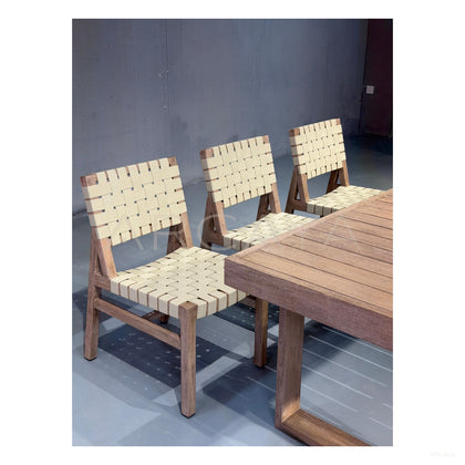 Teak Outdoor Dining Set Villa - scene