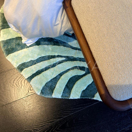 Irregular Shaped Designer Rug - scene