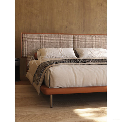 Cotton Linen Master Bed - scene