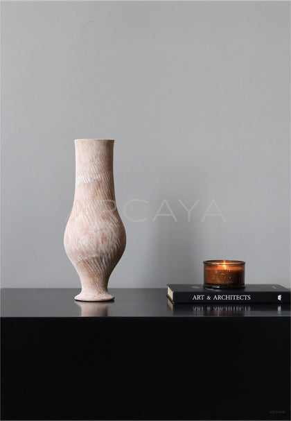 Dadan Wabi Sabi Jingdezhen Earthen Jar Vase - scene