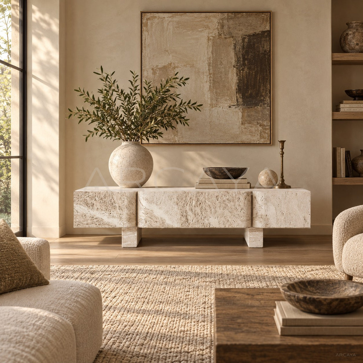 Zhuo Rustic Cabinet in detail