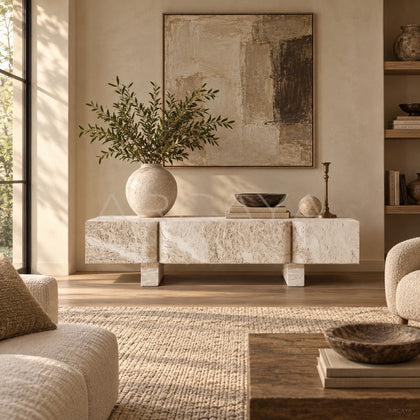 Zhuo Rustic Cabinet - scene