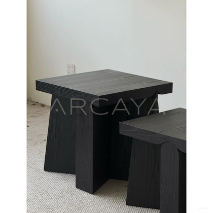Mid Century Nesting Side Table - scene