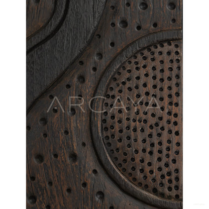 Hand Carved Door Cabinet - scene