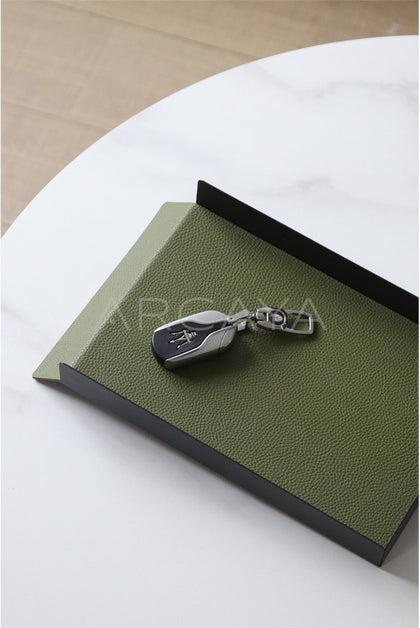 Leather Tray Showroom Decor - scene