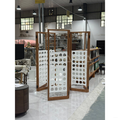 Modern Minimalist Folding Screen - scene