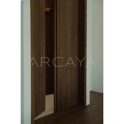 Solid Wood Cotton Linen Material Study — Doors & Partitions - scene