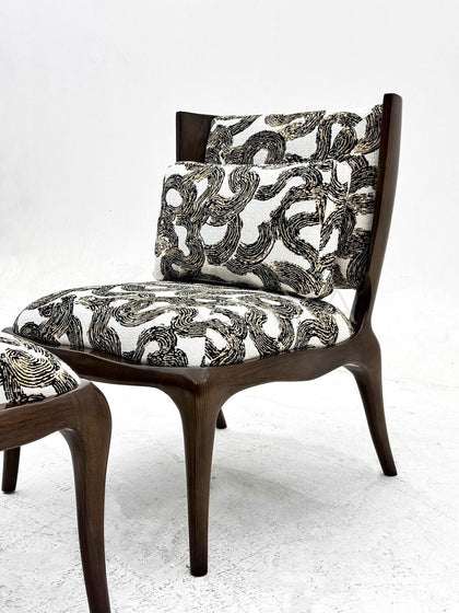 Solid Wood Lounge Chair - detail