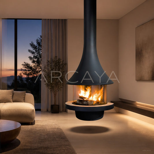 Tyreek Hanging Fireplace - main