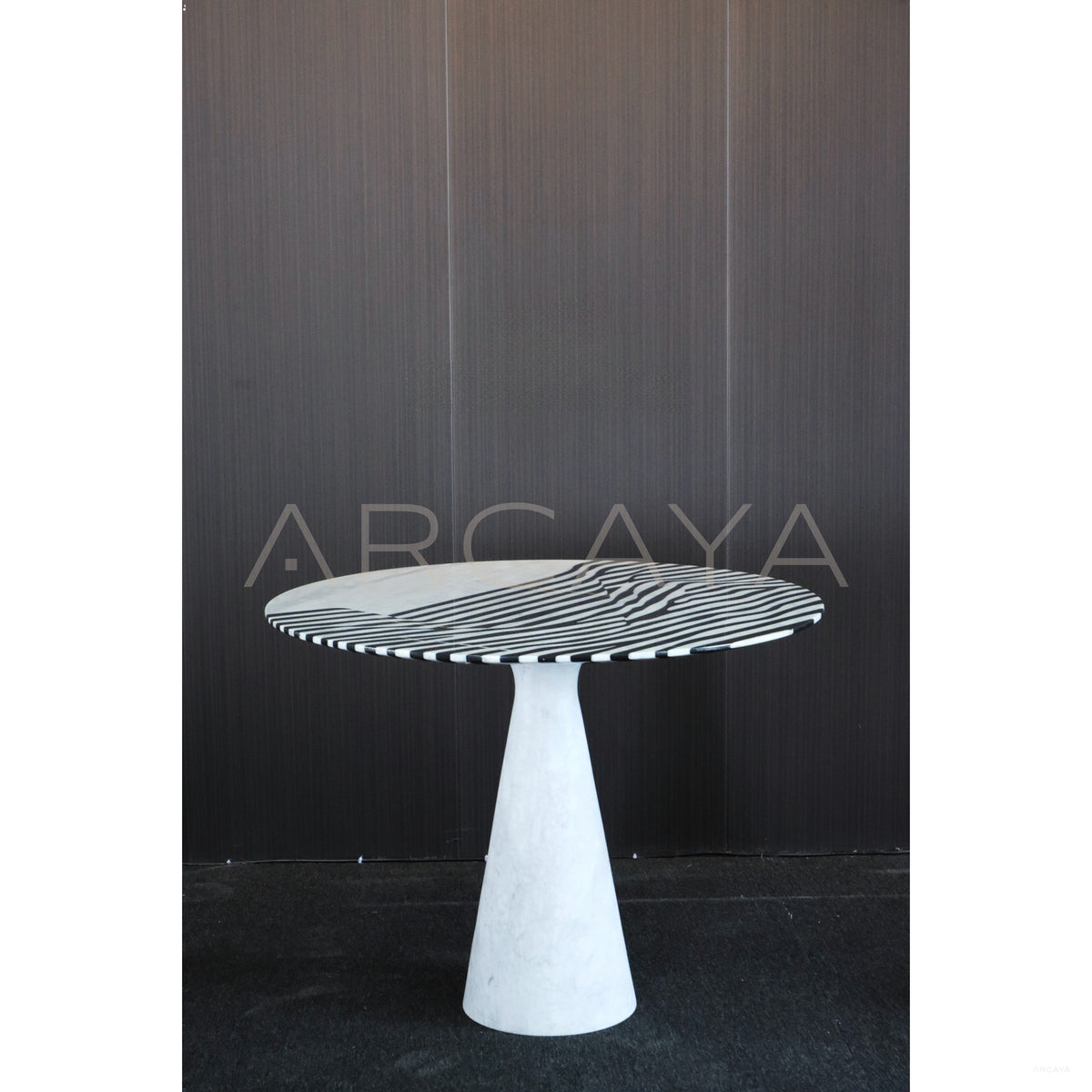 Marble Round Dining Table Small Space in detail