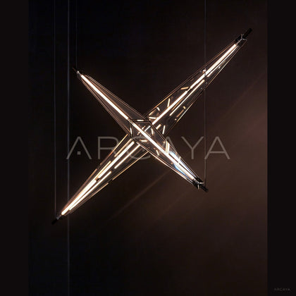 Linear Prism Frame Pendant Light 80724 - scene