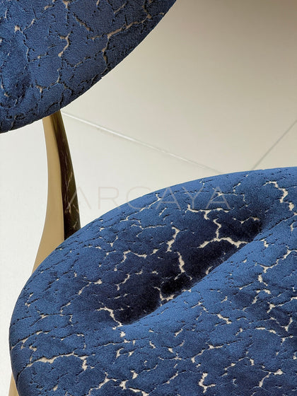 Deep Blue Lounge Chair - detail