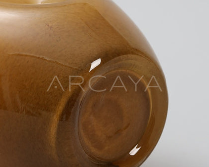 Mid Century Speckled Glass Vase - scene