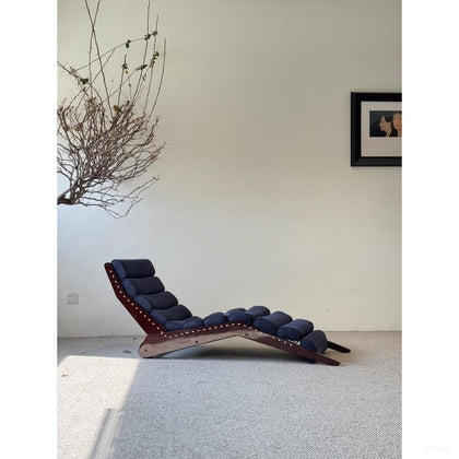 Mid Century Floor Chaise Lounge - scene
