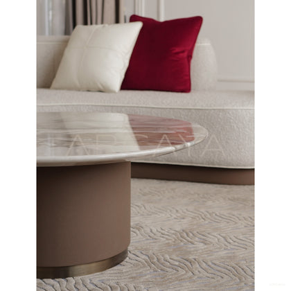 Handmade Curved Sofa - scene